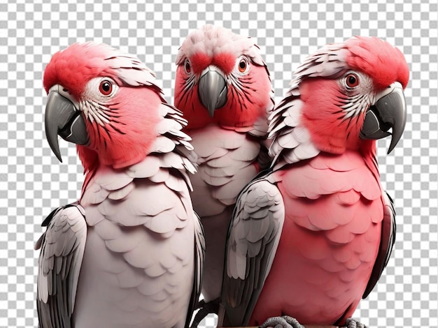 PSD psd 3d ptaków miłosnych