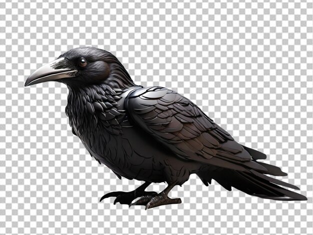 PSD psd of a 3d raven