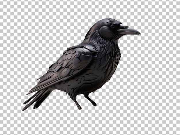 PSD psd of a 3d raven