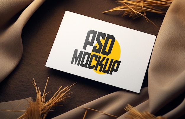 Psd 3d-realistisch logo-mockup