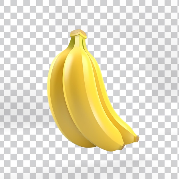 PSD 3d рендеринг банан