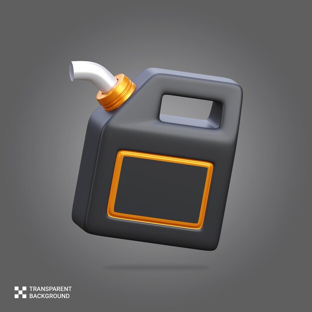 PSD psd 3d render gasoline icon