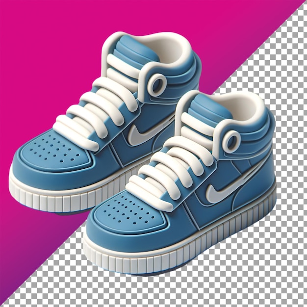 PSD 3D Rendering Schoenen