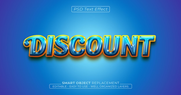 PSD 3d sale discount lettering 3d illustration design