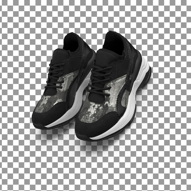 PSD psd 3d sneakers on isolated and transparent background