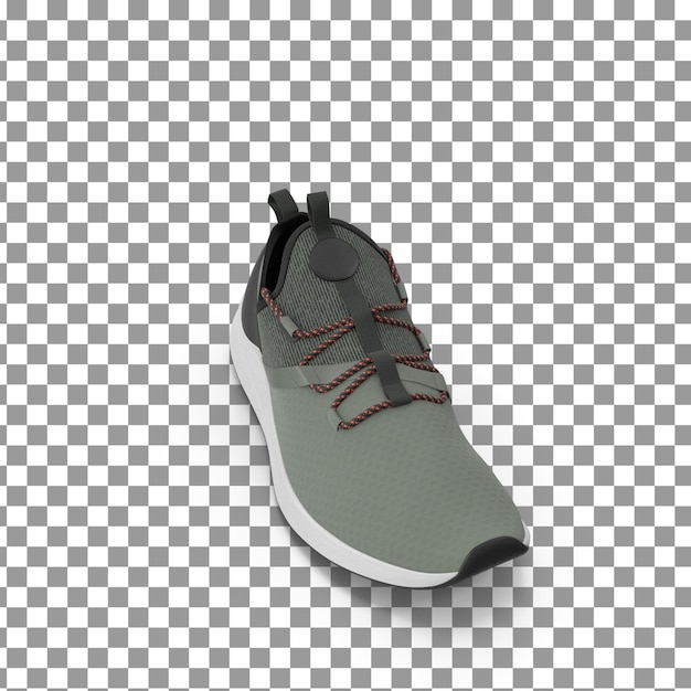 PSD psd 3d sneakers schoenen op geïsoleerde en transparante achtergrond