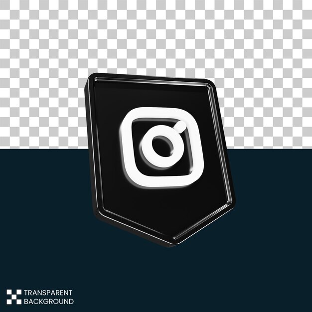 PSD psd 3d sociale media instagram pictogramweergave