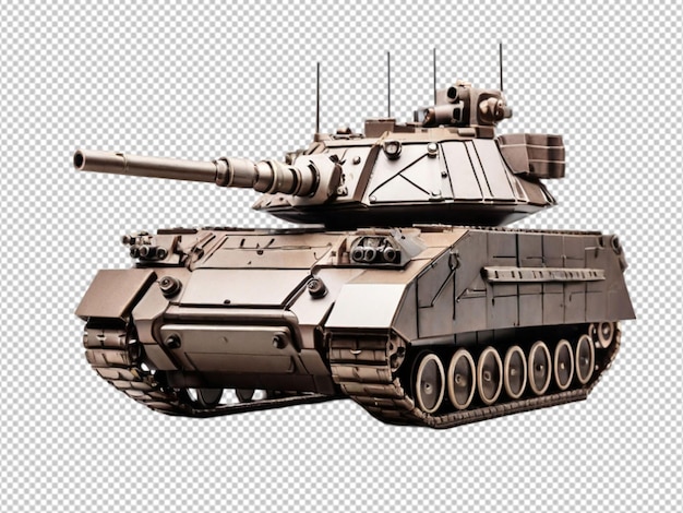 PSD psd of a 3d tank on transparent background