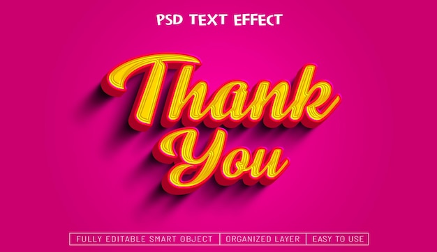 PSD psd 3d tekst effect ontwerp