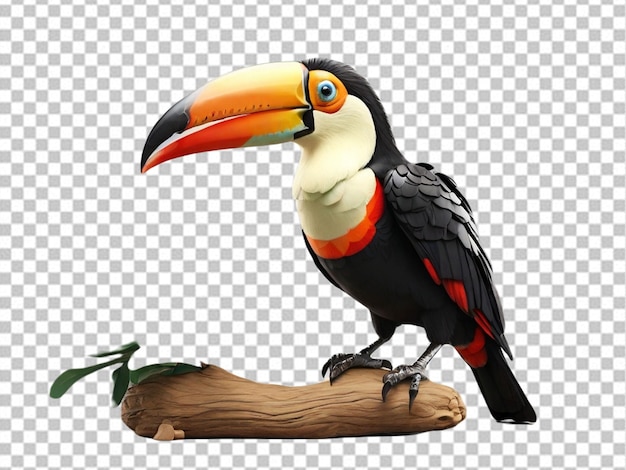 PSD psd di un toucan 3d