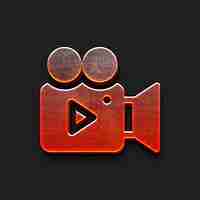 PSD psd 3d video icon