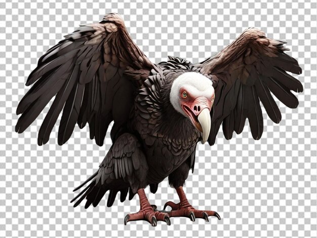 PSD psd of a 3d vulture