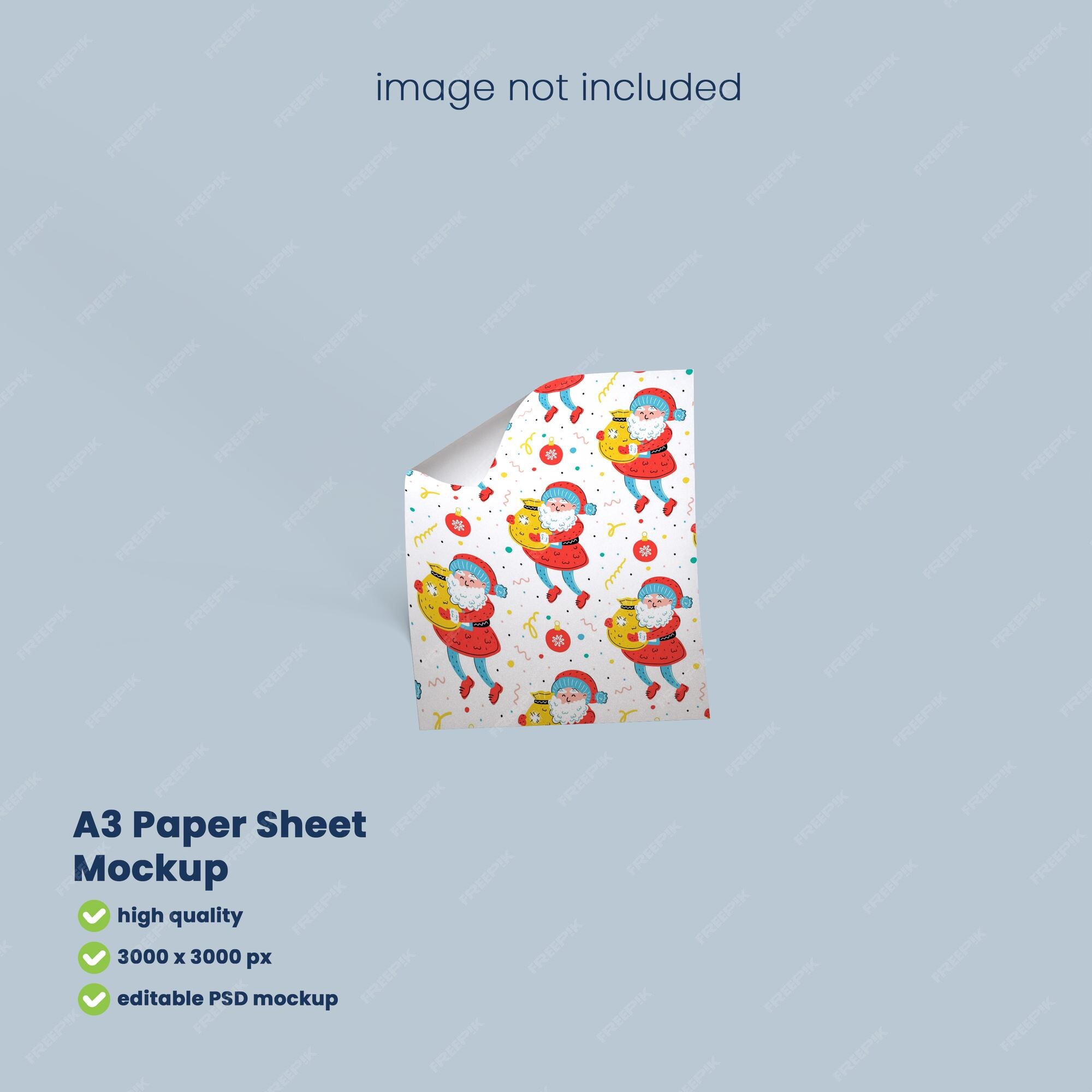 Premium PSD | Psd a2 sheet of paper mockup