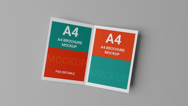 Psd a4 brochure mock-up