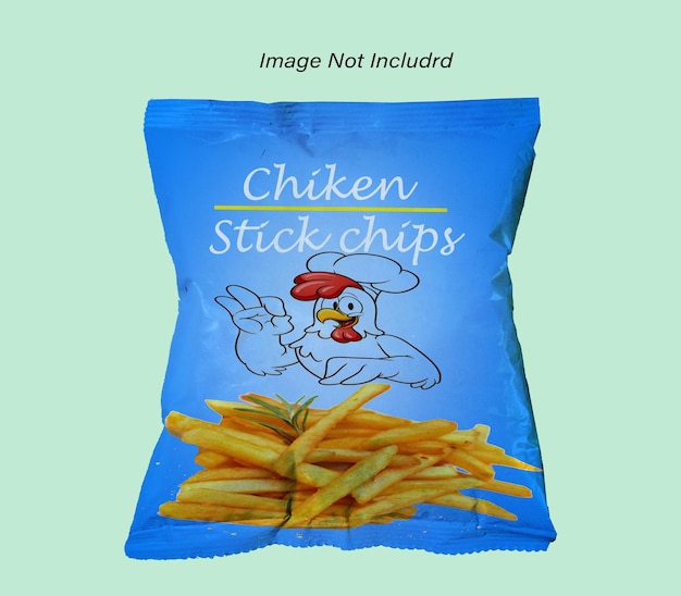 PSD psd aardappelchips pakket ontwerp voor mock