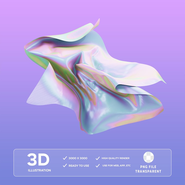 PSD psd 추상 3d 일러스트레이션