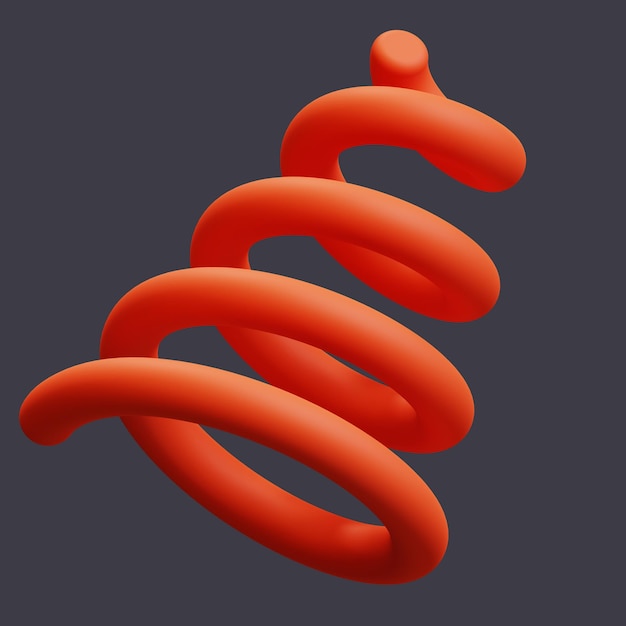 psd abstract 3d object