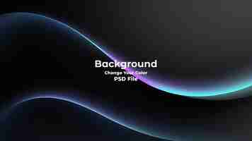 PSD psd abstract black background gradient that looks modern dark black texture