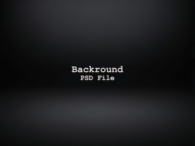 PSD psd abstract black gradient background empty black color studio room background