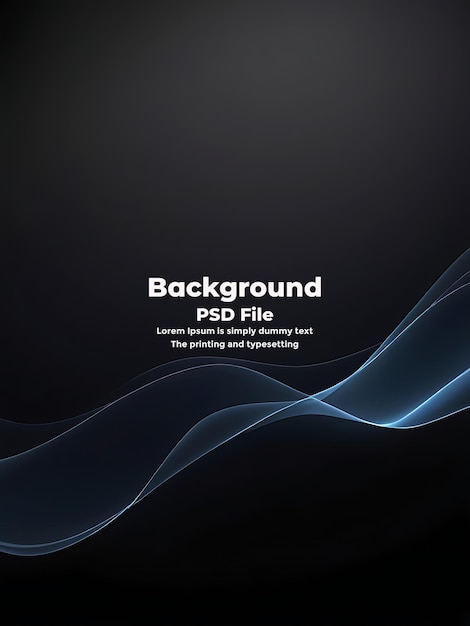 PSD Abstract black gradient background empty dark texture studio room wallpaper