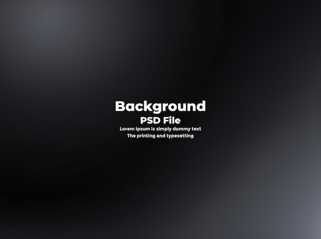 psd abstract black gradient background empty dark texture studio room wallpaper