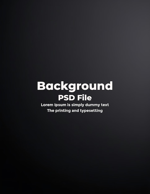 PSD psd abstract black gradient background empty dark texture studio room wallpaper