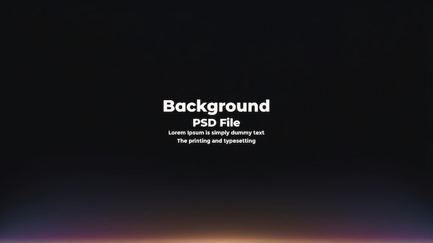 PSD psd abstract black gradient background empty dark texture studio room wallpaper