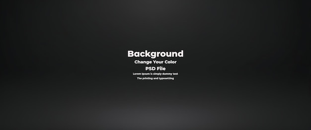 PSD Abstract black gradient background empty dark texture wallpaper