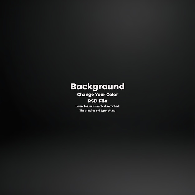 PSD Abstract black gradient background empty dark texture wallpaper