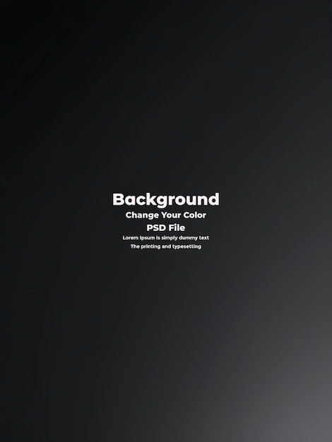 PSD Abstract black gradient background empty dark texture wallpaper