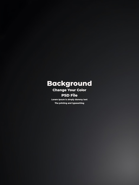 PSD Abstract black gradient background empty dark texture wallpaper