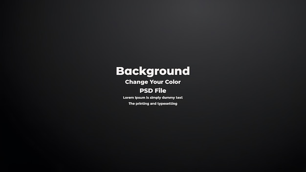 PSD Abstract black gradient background empty dark texture wallpaper