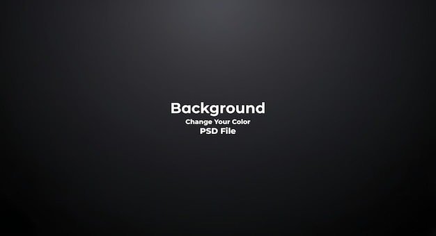 Psd abstract black gradient background that looks modern blurry black texture wallpaper