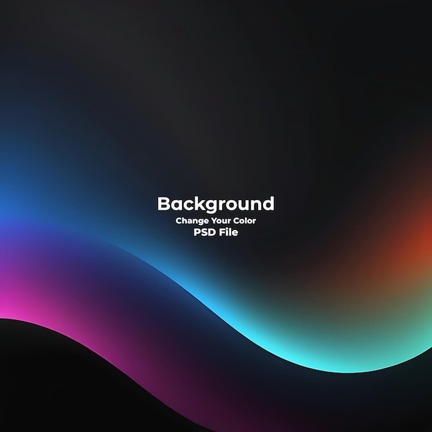 Psd abstract black gradient background that looks modern blurry black texture wallpaper