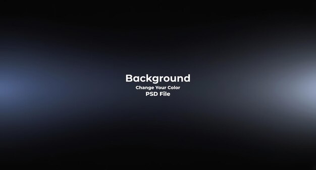 Psd abstract black gradient background that looks modern blurry black texture wallpaper