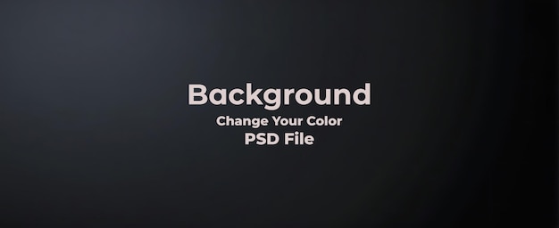 PSD psd абстрактный черный градиентный фон, который выглядит как современный размытый черный обои