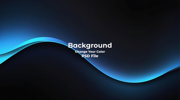 Psd abstract black gradient background that looks modern blurry black texture wallpaper