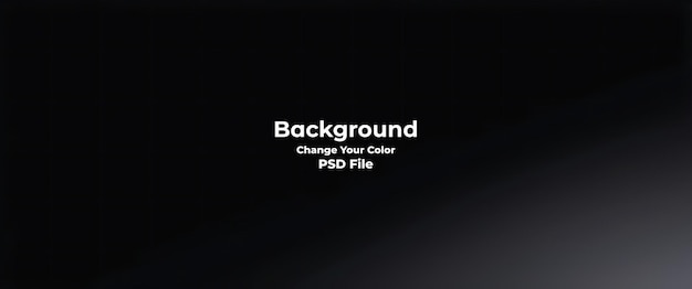 Psd abstract black gradient background that looks modern blurry black texture wallpaper