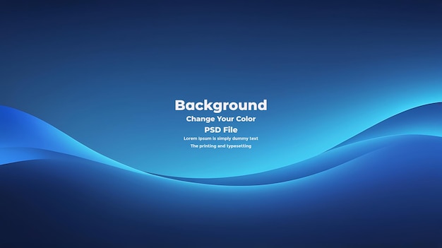 psd abstract blue gradient background empty blue texture