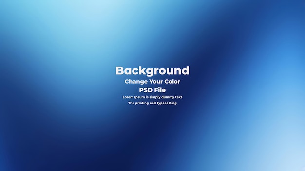 psd abstract blue gradient background empty blue texture