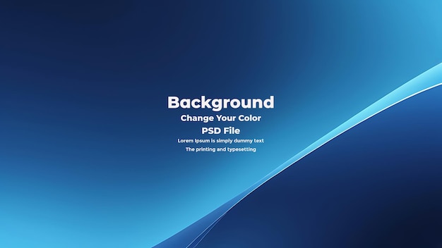psd abstract blue gradient background empty blue texture