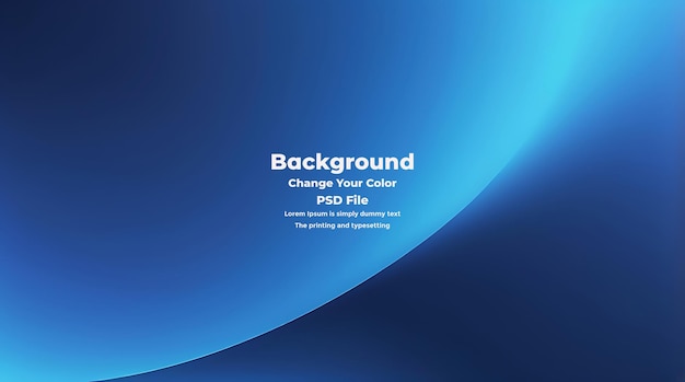 พื้นหลังไล่ระดับสีฟ้าแบบนามธรรม PSD พื้นผิวสีฟ้าว่างเปล่า