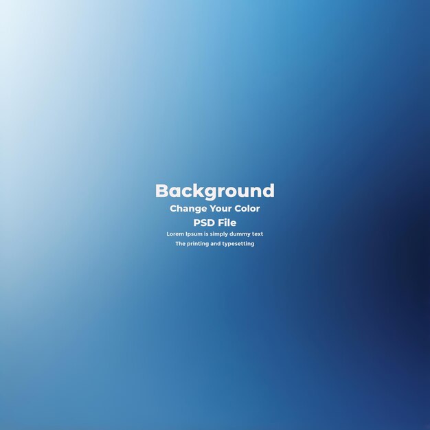 psd abstract blue gradient background empty blue texture