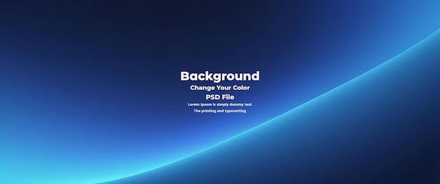 พื้นหลังไล่ระดับสีฟ้าแบบนามธรรม PSD พื้นผิวสีฟ้าว่างเปล่า