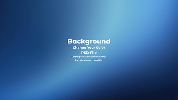 psd abstract blue gradient background empty blue texture