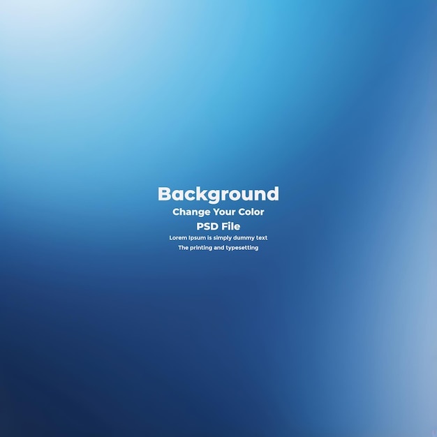 psd abstract blue gradient background empty blue texture