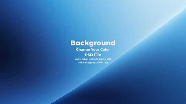 พื้นหลังไล่ระดับสีฟ้าแบบนามธรรม PSD พื้นผิวสีฟ้าว่างเปล่า
