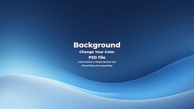 psd abstract blue gradient background empty blue texture