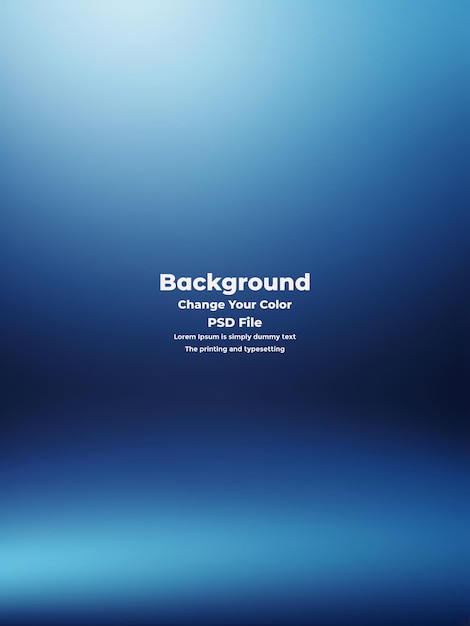 psd abstract blue gradient background empty blue texture