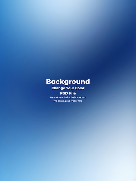 psd abstract blue gradient background empty blue texture